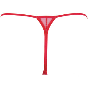 V-9559 babydoll & string red