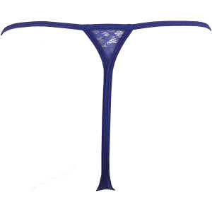 V-9609 babydoll & string blue