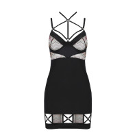 CA Lagerta chemise & thong black