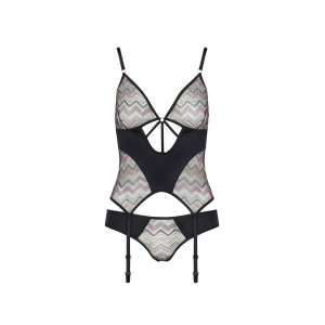 CA Lagerta corset & thong black