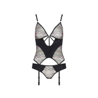 CA Lagerta corset & thong black