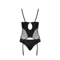 CA Lagerta corset & thong black
