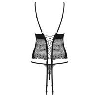 OB Sharlotte corset & thong black
