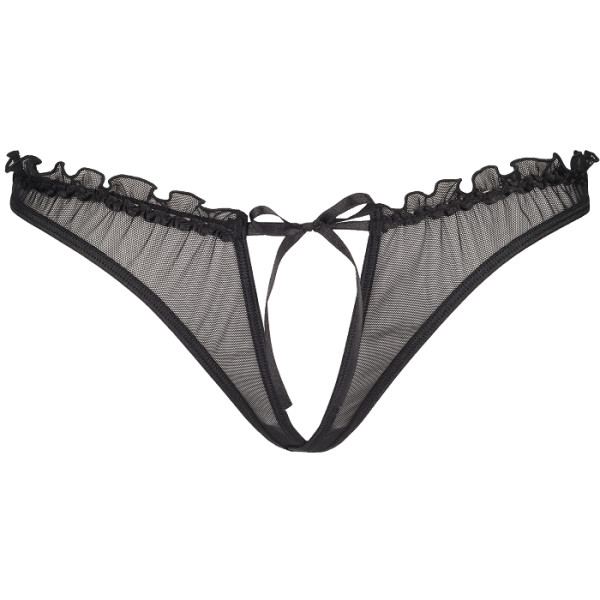 V-8758PS Plus Size string black