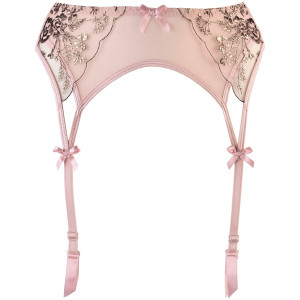 V-9522 garter belt pink