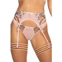 V-9522 garter belt pink