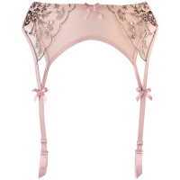 V-9522 garter belt pink