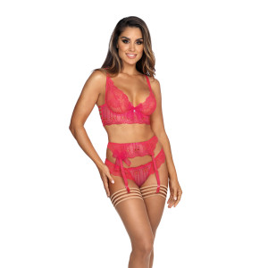 V-9552 garter belt pink