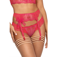 V-9552 garter belt pink