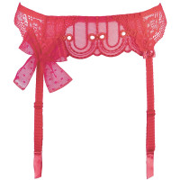 V-9552 garter belt pink