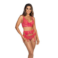 V-9552 garter belt pink