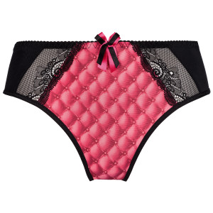 V-8463PS Plus Size panty pink-black