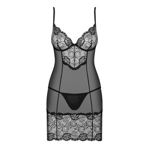 OB Alluria chemise & thong black