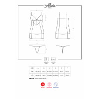 OB Alluria chemise & thong black