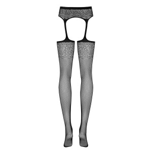 OB Garter stockings S207 black