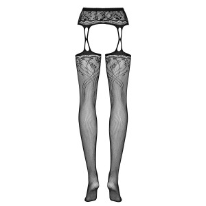 OB Garter stockings S206 black