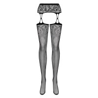 OB Garter stockings S206 black