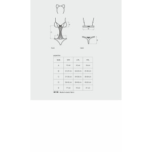 OB Gepardina 3pcs costume black