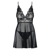 OB Idillia babydoll & thong black