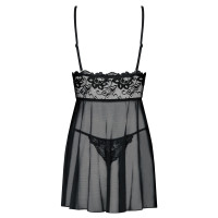 OB Idillia babydoll & thong black