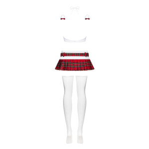 OB Schooly 5pcs costume white-red