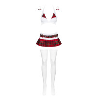 OB Schooly 5pcs costume white-red