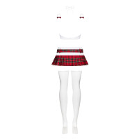 OB Schooly 5pcs costume white-red
