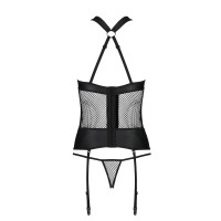 PE Amanda corset & thong black