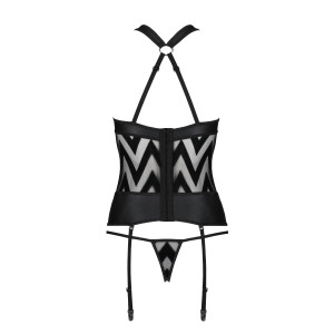 PE Hima corset & thong black