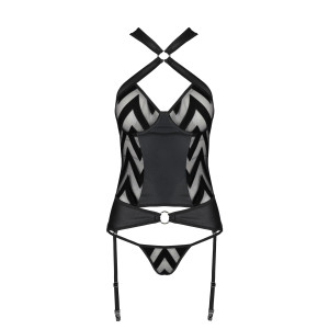 PE Hima corset & thong black