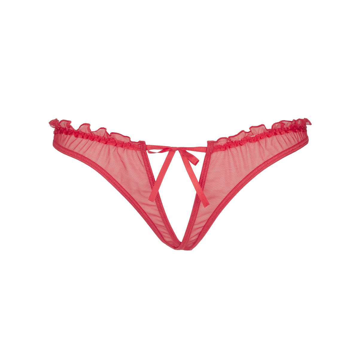 V-8748PS Plus Size string red