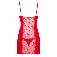 OB Heartina chemise & thong red