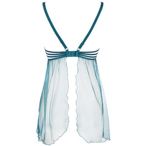 V-9709 babydoll & string green