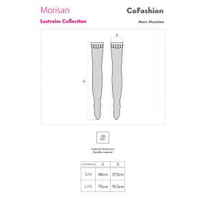 CF Morisan Strümpfe schwarz