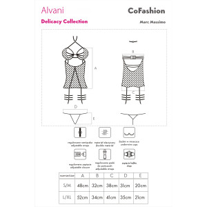 CF Alvani Strapscorsage schwarz