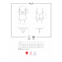 OB 810-COR-2 corset & thong white