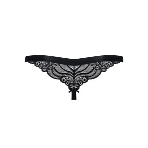OB 828-THC-1 crotchless thong black