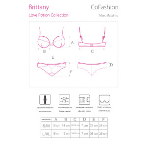 CF Brittany BH-Set schwarz