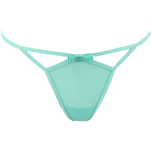 V-9929 babydoll & string sea green