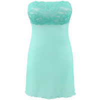 V-9929 babydoll & string sea green