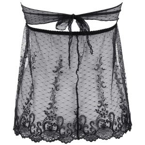 V-9639 babydoll & string black