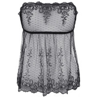 V-9639 babydoll & string black