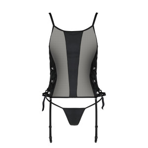 PE Malwia corset & thong black