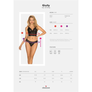 OB Giully top & panties black