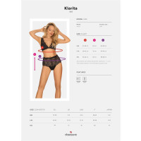 OB Klarita 2pcs set black
