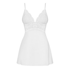 OB 810-BAB-2 babydoll & thong white