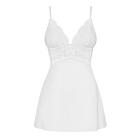 OB 810-BAB-2 babydoll & thong white