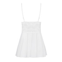 OB 810-BAB-2 babydoll & thong white