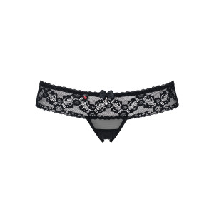 OB 837-THC-1 crotchless thong black