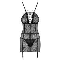 OB Basitta chemise & thong black